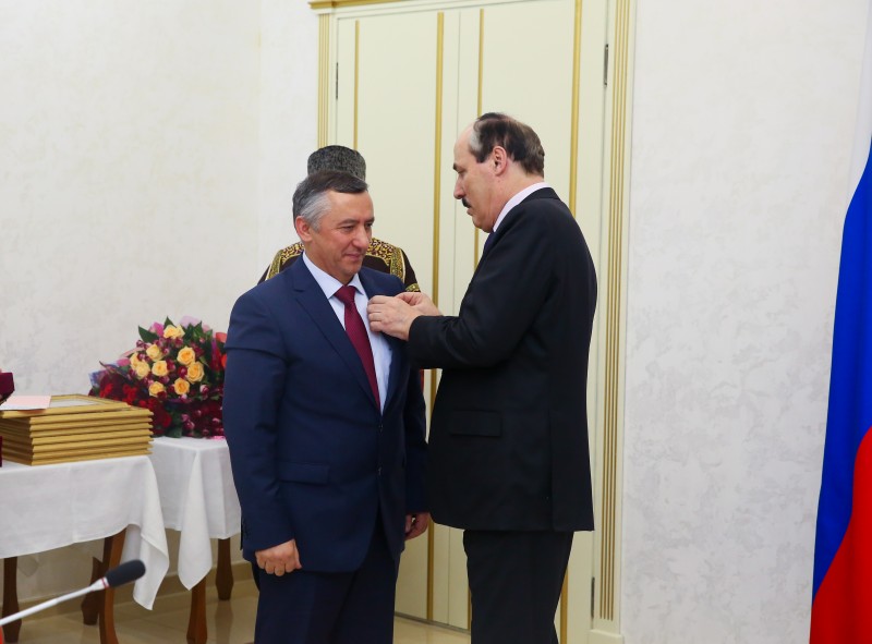 Билал Джахбаров награжден орденом «За заслуги перед Республикой Дагестан»
